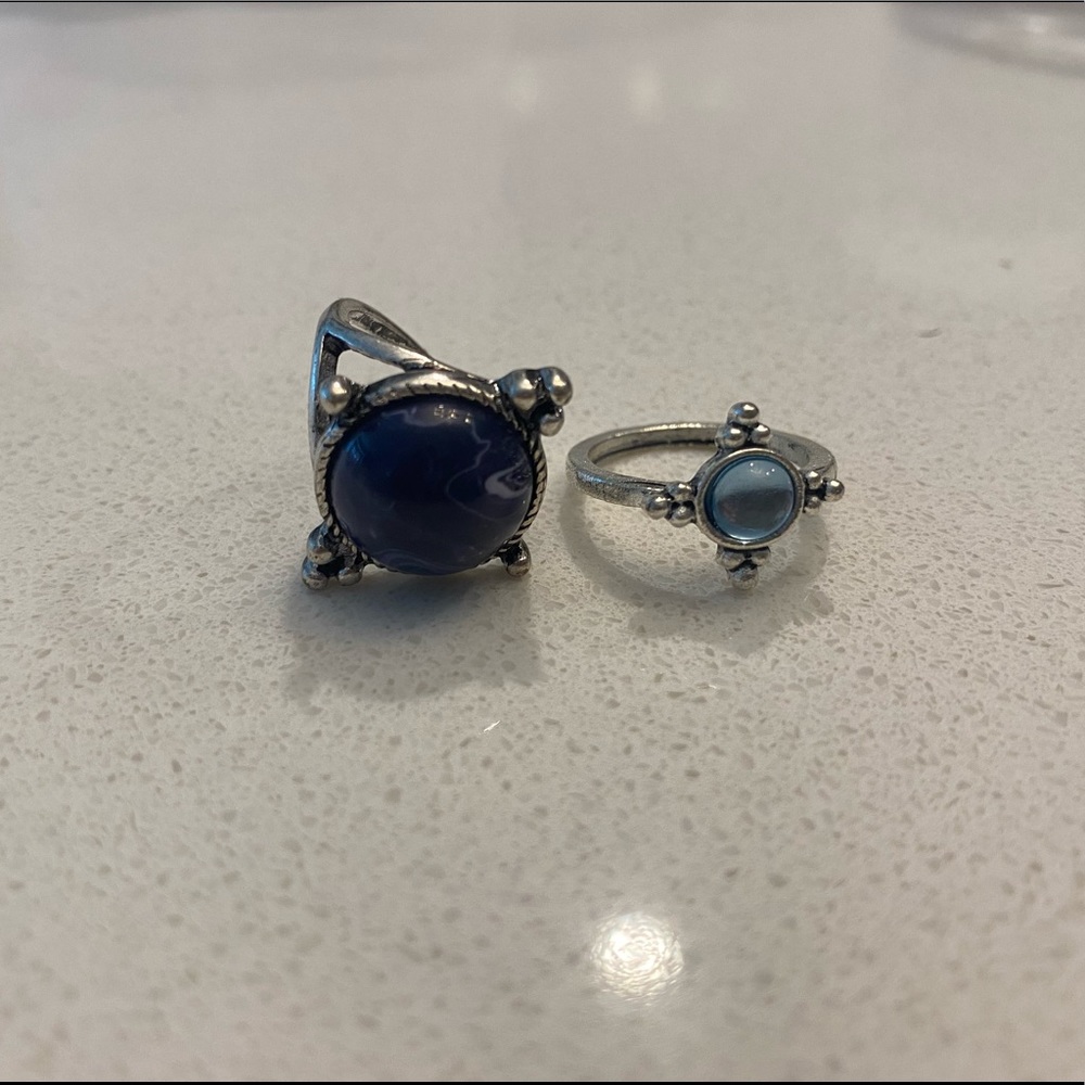 Silver Ring Set - Picture 2 of 2